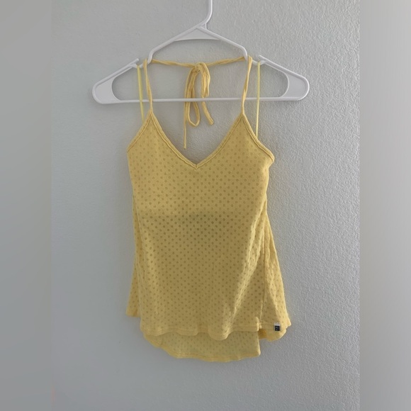 Roxy Y2k Yellow Halter Top - Picture 6 of 7